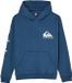 Quiksilver Omni Logo Hoodie Blauw 16 Years Jongen