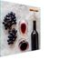 TMK ArtDeko Wein Glazen beschermplaat voor fornuis, 50x52 cm
