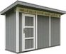 Timbela M902-CAVERN STEEL - LP SmartSide Tuinhuis op houtbasis - 4 m² - 161xL412xH239 cm - met vloer en verf