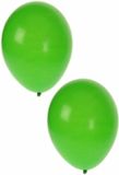 Shoppartners Bv Feest ballonnen - groen - 200 stuks - ca. 27 cm