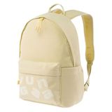 IGUANA Adeo polyester 19l rugzak met groot logo (beige/geel)