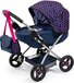 REIG Cosy Marineblauw Poppenwagen - 58 cm - Blauw