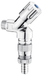 Cornat Robinet à double service 1/2 (Tuyau) Ch - TEC301307