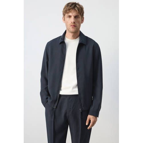 Mango Man modal jasje - marine