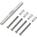 FSB 0 05 0575 08501 000 AGL accessoirezakje voor FH krukgarnituren volgens ÖNORM deurdikte 39-58mm, verzinkt staal, zilver