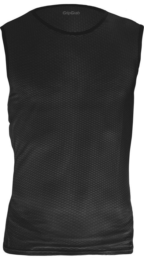 GripGrab Ultralight Sleeveless Baselayer Ondershirt - Zwart - Maat XXL