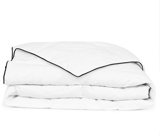 vidaXL Winterdekbed - 220x220 cm - Wit - Microvezel - Tweepersoons