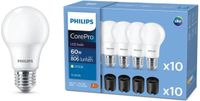 Philips Corepro LED E27 Peer Mat 8W 806lm - 827 Zeer Warm Wit
