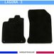 Renault Tapis De Sol Voiture - Sur Mesure Pour Renault Laguna 3 (10/2007-12/2015) - Antidérapant : Clips De Fixations Et Scratch - Tapis De Sol Avant 2 Pièces - Moquette - Noir