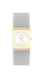 Calvin Klein Twee Hand Quartz Beweging Horloge voor Vrouwen CK Pulse Collectie met Zilver Roestvrij Staal Mesh Armband - 25100139