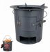 Poêle à bois portable pour camping 28 cm