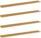 vidaXL Wandplank - Beige - 115 x 9 x 3 cm - Bewerkt hout