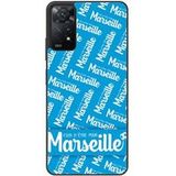 Marseille Bedrukt siliconen hoesje compatibel met Redmi Note 11 Pro, Xiaomi Redmi Note 11 5G