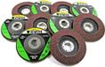 US.PRO tools by Bergen Disques de lamelles K40 oxyde d'aluminium 115 x 22,2 mm 10 pièces