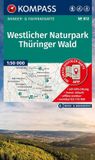 KOMPASS Wanderkarte 812 Westlicher Naturpark Thüringer Wald 1:50.000