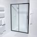 Saniclass ID06 Quick Fit Porte de douche - Porte coulissante - 100x190cm - Noir mat