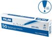 Milan Recharge Bleu Stylo Gel Sec 50 Pièces Transparent Enfants