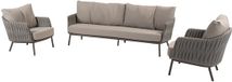 4 Seasons Outdoor Cannes loungeset 3-delig - terre