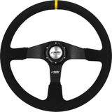Simoni Racing Sportstuur Defender 380mm - Zwart Suede