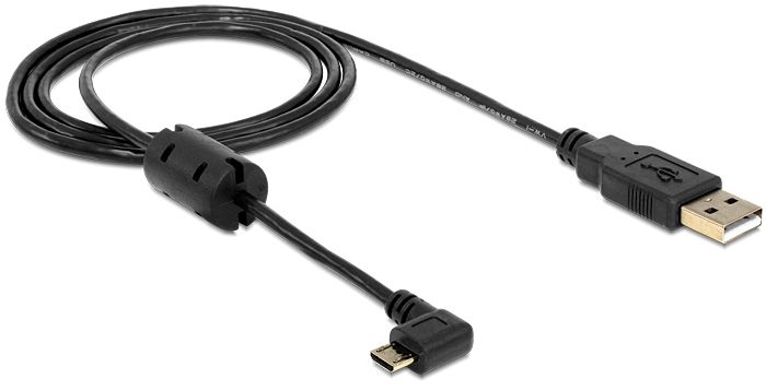 DeLOCK 83250 USB-kabel - USB A - Micro-USB B - 1 m - Zwart
