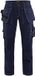 Blåkl äder Dames werkbroek 1545-1370 - Marineblauw - C44