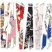 Icecat Nsihing Halstuch 6 Stück Seidenschal Haare Gemischtes Design Satin, (6-St)