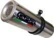 GPR Exclusive M3 Inox GSX-R 750 K6 06-07 Gehomologeerde Slip On Uitlaatdemper Zilver Homologated