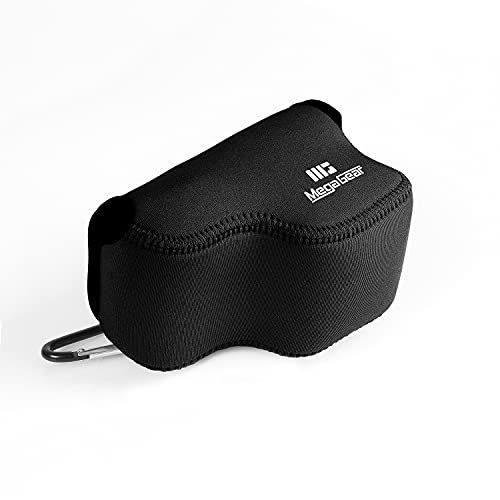 MegaGear Ultra Light Neopreen Camera Case Compatibel met Sony ZV-E10 (Zwart) (16-50mm)