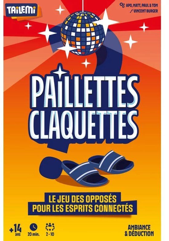 Gigamic PAILLETTES CLAQUETTES Kaartspel