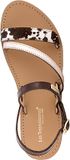 Les tropeziennes par M. Belarbi Dresco Leren sandalen Les Baden Dierenprint Vrouwen Maat 37