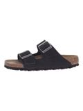 Birkenstock ARIZONA SOFT FOOTBED NUBUK - Dames slippers - Zwart - Maat 40