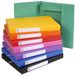 Exacompta - Ref 18500H - Cartobox boîte d'archives en carton pressé - 25 x 33 cm, adapté aux documents A4, élastiques sur 2 coins, dos de 25 mm, certifié FSC - couleurs assorties (Pack de 25)