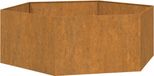 vidaXL Plantenbak roestig 138x120x45 cm cortenstaal