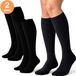 Alyze Compressie kousen - 2 paar - maat 39-42 - Zwart