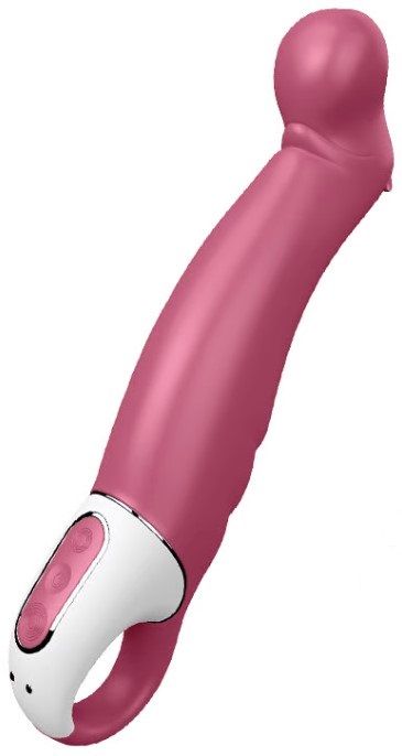 Satisfyer Petting Hippo Mini Vibrator - Purple/Red - G-Spot & Vaginal Stimulation