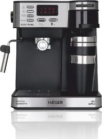 Haeger Multi Coffee Espresso and Drip Zilver/Zwart