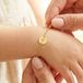 Bracelet avec initiales - Or - 13 cm