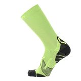 UYN Super Fast Mid heren sokken, Groen/Geel