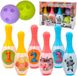 WOOPIE Jeu de quilles - Multicolore - Polyester - Tapis de jeu inclus