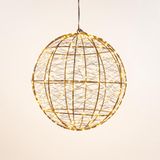 Merkloos Anna's Collection Kerstlichtbol met timer en dimmer klassiek warm - 300 LED klassiek warm - Ø 25 cm