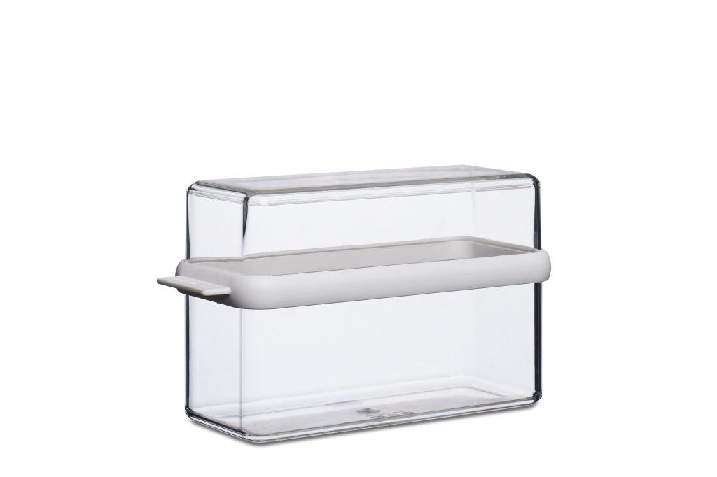 Mepal Stora Rectangular Box - 1.6L - Transparent/White