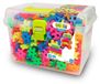 Meli Klocki Basic Neon boîte de voyage 500 pièces