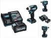 Makita TD 001 GM1 accu-slagmoersleutel 40 V 220 Nm 1/4" XGT Brushless + 1x accu 4,0 Ah + oplader