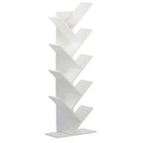 WeHome Moderne boekenkast voor woonkamer, entree, modern design, boekenkastontwerp, verschillende kleuren, moderne boekenplanken (melk)