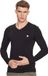 Guess Vn Core T-shirt met lange mouwen en v-hals Zwart Katoen Jersey Regular Fit Mannen S