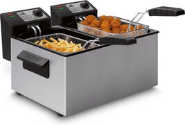 Fritel A104 - Frituurpan/friteuse 2x 3l + 2x 2000W