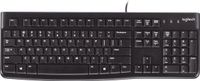 Logitech K120 USB Spanish Qwerty Keyboard (Refurbished D) - Black