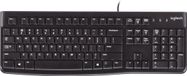 Logitech K120 USB Spanish Qwerty Keyboard (Refurbished D) - Black