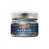 Pentart Gekleurde Bijenwas Waspasta 20 ml. - Metallic Grafiet