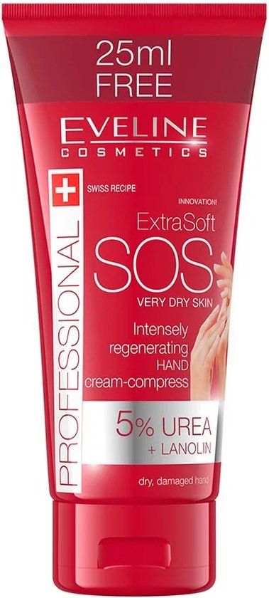 Eveline Cosmetics Eveline Handcrème - Extra Soft SOS Crème - Intensively Regenerating Cream - 100 ml